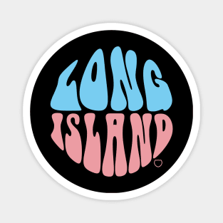 Groovy Long Island Magnet